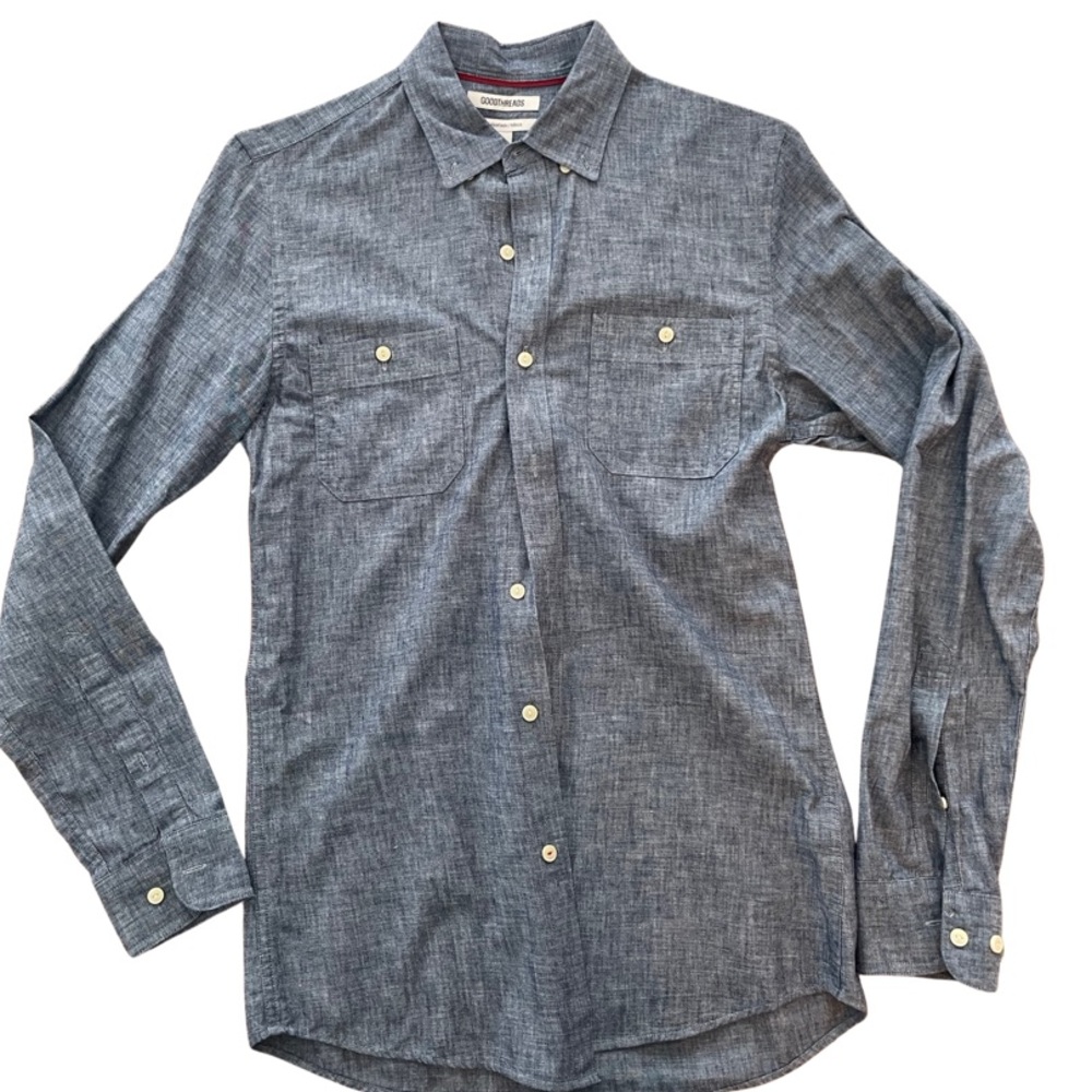 Goodthread - Men’s slim fit chambray button down